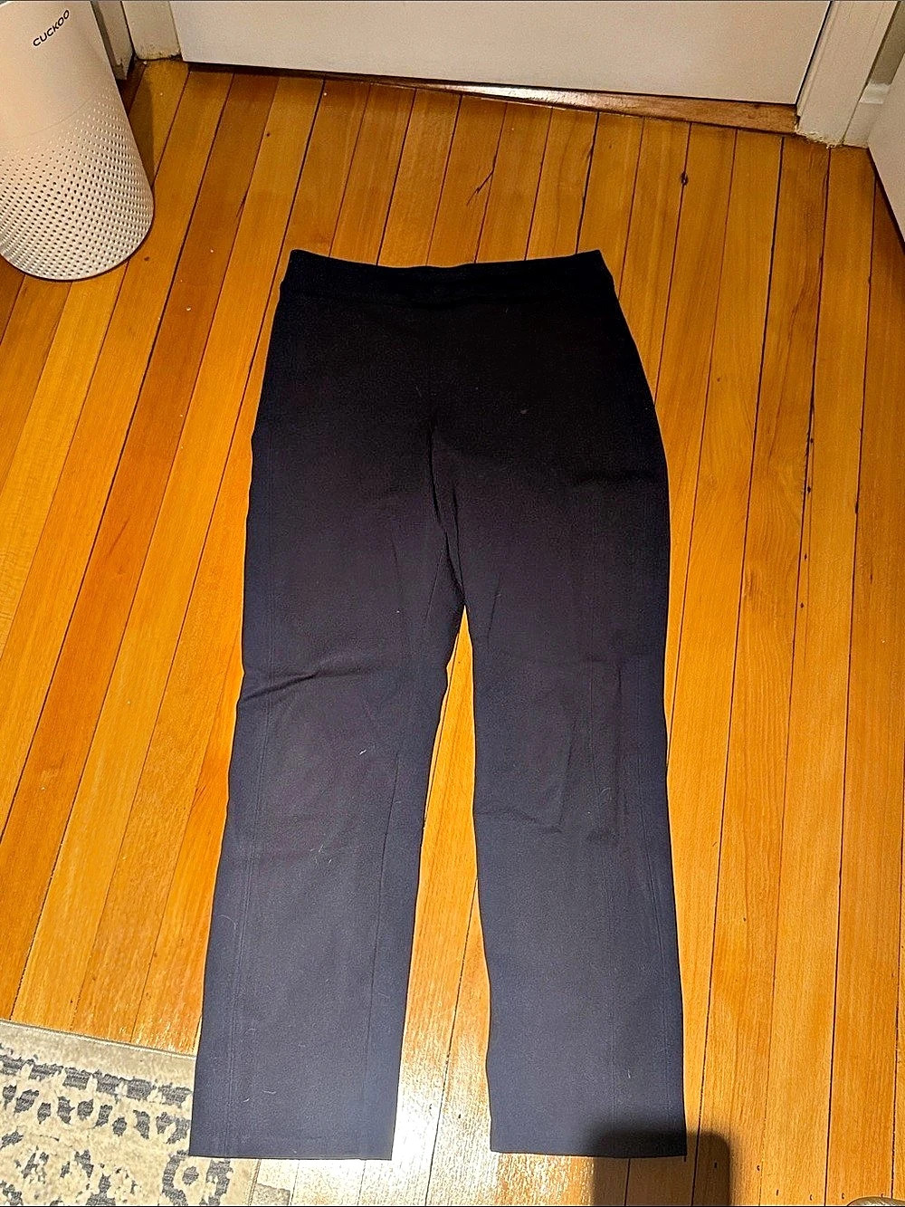 SPANX navy blue straight leg pants